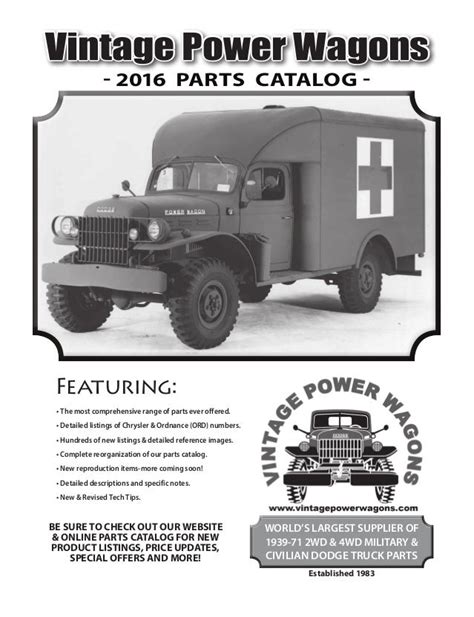 vintage power wagons parts